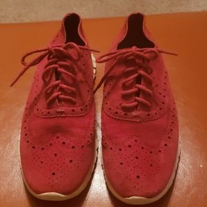 Cole Haan Zerogrand Wing -Tip Oxford Red